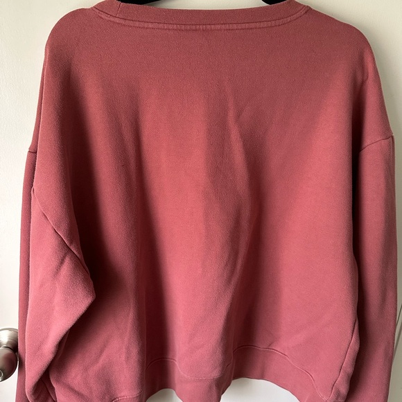 Champion Women's Sweatshirt in Dusty Rose - Picture 2 of 2